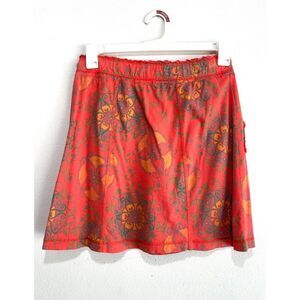 Fresh Produce skirt stretch linen beach vacation resort wear colorful women 12p